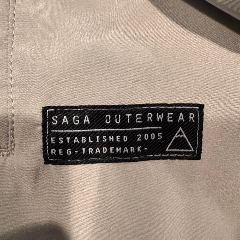Saga outerwear hooded snap button windbreaker - Picture 3 of 8